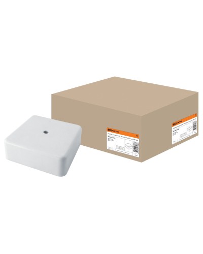 Коробка КР 100х100х44 ОП белая, IP40 (SQ1401-0209). Распаячная коробка. TDM ЕLECTRIC в Миассе
