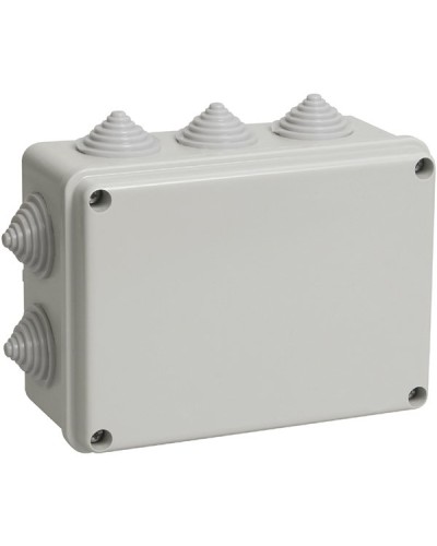 Коробка ОП 150х110х70мм, крышка, IP44, 10 гермовводов (SQ1401-1241). Распаячная коробка. TDM ЕLECTRIC в Миассе