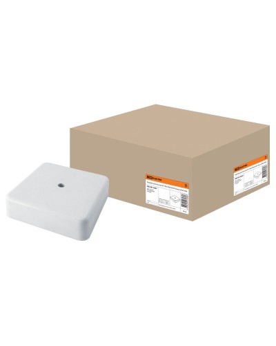 Коробка КР 100х100х29 ОП белая, IP40 (SQ1401-0207). Распаячная коробка. TDM ЕLECTRIC в Миассе