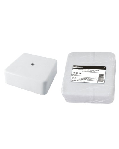 Коробка КР 50х50х20 ОП белая, IP40 (SQ1401-0901). Распаячная коробка. TDM ЕLECTRIC в Миассе