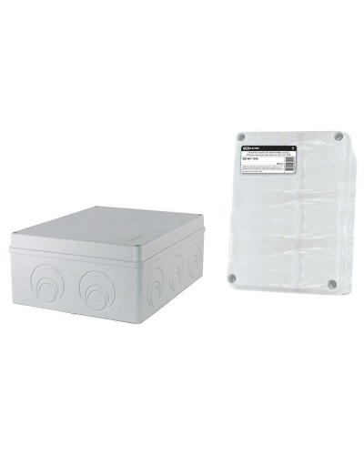 Коробка ОП 240х195х90мм, крышка, IP55, кабельные вводы d28-3шт, d37-2шт (SQ1401-1272). Распаячная коробка. TDM ЕLECTRIC в Миассе