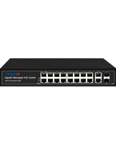TR-NS24202S-300-16PoE. Коммутатор с PoE. Trassir в Миассе