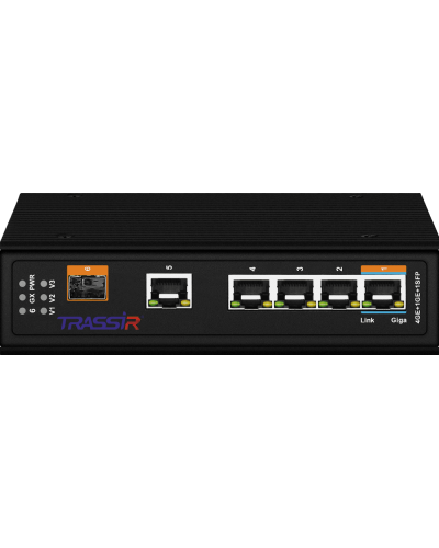 TR-NS15061S-150-4POE. Коммутатор с PoE. Trassir в Миассе