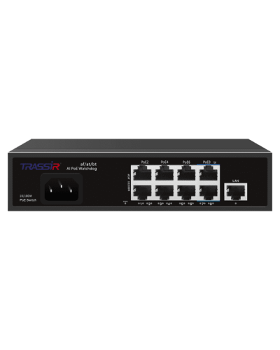 TR-NS1109-120-8PoE. Коммутатор с PoE. Trassir в Миассе