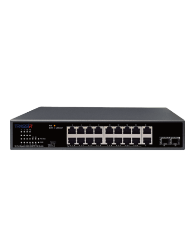 TR-NS14202S-185-16POE. Коммутатор с PoE. Trassir в Миассе