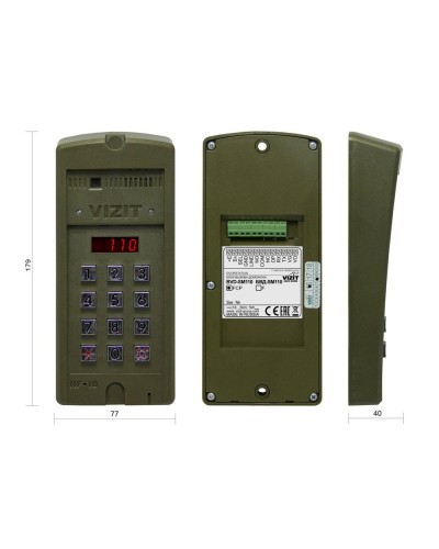 БВД-SM110RCP. Вызывная панель цветная. VIZIT в Миассе