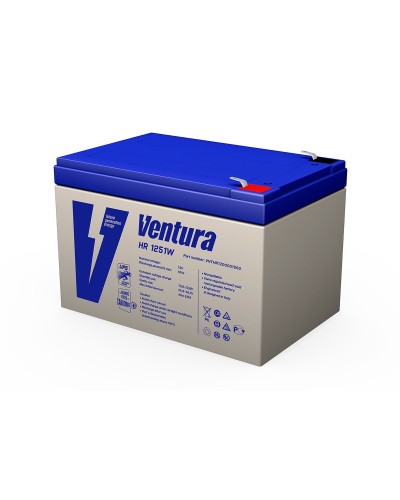 Ventura HR 1251W. Аккумулятор герметичный свинцово-кислотный. Ventura в Миассе