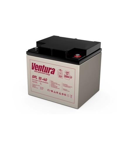 Ventura GPL 12-40. Аккумулятор герметичный свинцово-кислотный. Ventura в Миассе