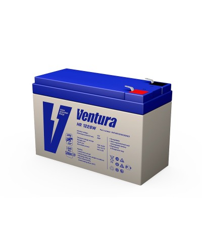 Ventura HR 1228W. Аккумулятор герметичный свинцово-кислотный. Ventura в Миассе
