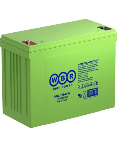 WBR HRL12540W. Аккумулятор герметичный свинцово-кислотный. WBR в Миассе