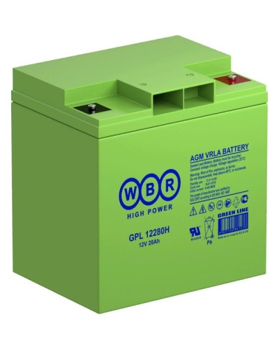 WBR GPL12280H. Аккумулятор герметичный свинцово-кислотный. WBR в Миассе