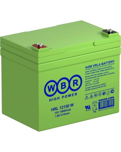 WBR HRL12150W. Аккумулятор герметичный свинцово-кислотный. WBR в Миассе