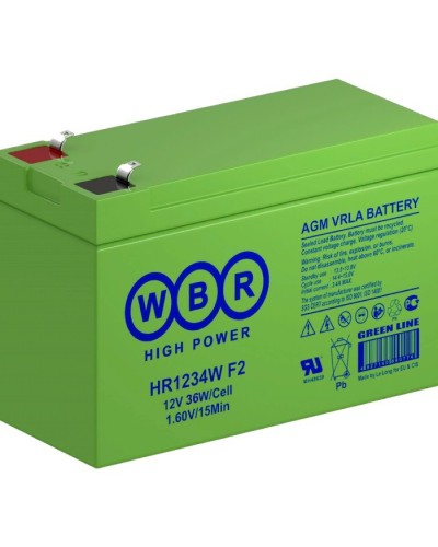 WBR HR1234W F2. Аккумулятор герметичный свинцово-кислотный. WBR в Миассе