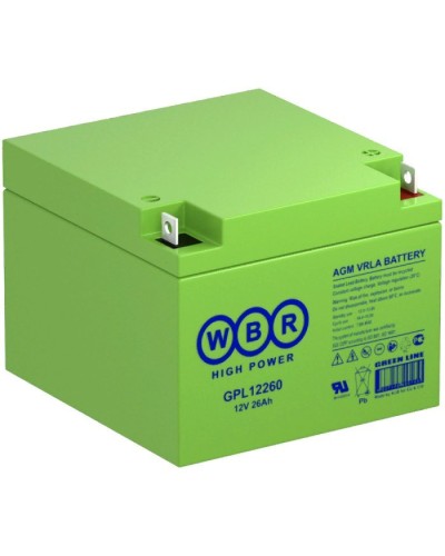 WBR GPL12260. Аккумулятор герметичный свинцово-кислотный. WBR в Миассе