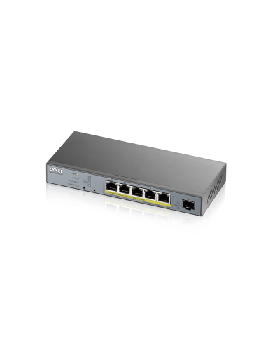 GS1350-6HP-EU0101F. L2 коммутатор PoE+ для IP-видеокамер. ZYXEL в Миассе