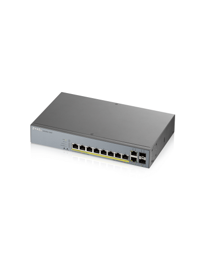 GS1350-12HP-EU0101F. Коммутатор сетевой PoE управляемый L2. ZYXEL в Миассе