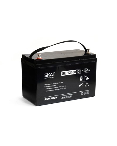 SKAT SB 12100 (2542). Аккумулятор герметичный свинцово-кислотный. Бастион в Миассе