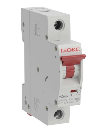 YON max MD63N 1P 25А 6кА C (MD63N-1PC25). Автоматический выключатель. ДКС в Миассе