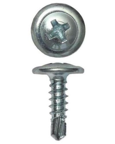 Саморез с пресс-шайбой 4.2х41 со сверлом (200 шт) (CM274041). Саморез с пресс-шайбой. ДКС в Миассе