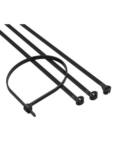 Хомут 3,6x200 P6.6, черный (100шт) (21314SR): Хомут с двойным замком в Миассе