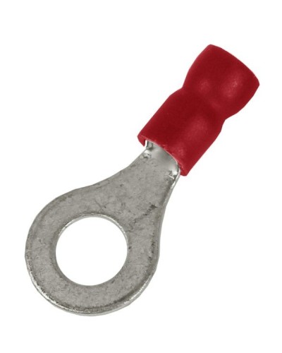 Наконечник НКИ 0,25-1,5 М5 (D5,3мм) с отверстием под винт (100 шт) (2A5P-EE-PVC). Наконечник с отверстием под винт и изолированным фланцем ПВХ. ДКС в Миассе