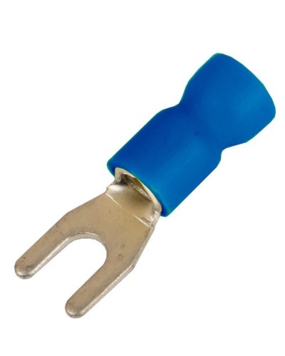 Наконечник вилочный НВИ 1,5-2,5 М3,5 (D3,7мм) (100 шт) (2B135P-EE-PVC). Наконечник вилочный с изолированным фланцем ПВХ. ДКС в Миассе