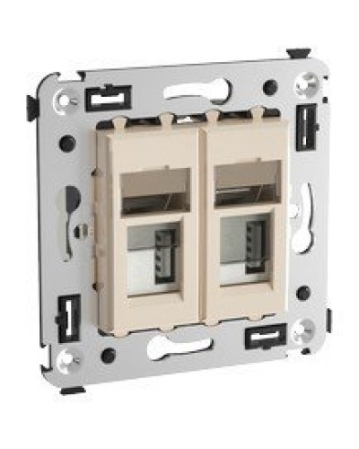 Розетка USB в стену Avanti ванильная дымка (4405543). Розетка USB. ДКС в Миассе