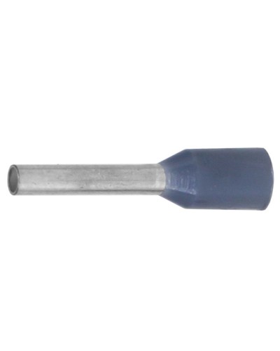 Наконечник-гильза НШВИ 0.75-12, серый (100 шт) (IF0.75-12GR). Наконечник-гильза с изолированным фланцем. ДКС в Миассе