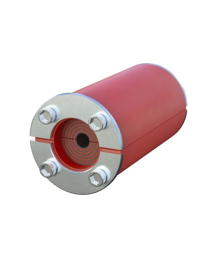 Проходка круглая, нержавеющая, D300х70 мм для кабелей D140-240 мм (DXF311B): Проходка круглая, нержавеющая в Миассе