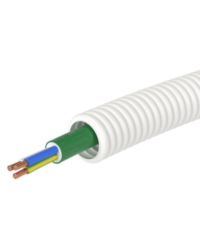 Труба ПЛЛ D20 + ППГнг(А)-HF 3х1,5 (ГОСТ+) (8L82050HF). Гофрошланг с кабелем. ДКС в Миассе