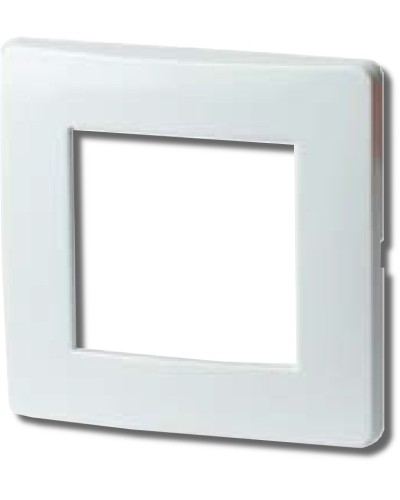 Рамка на 2 модуля (одноместная), белая (75010W): Рамка одноместная, Brava в Миассе
