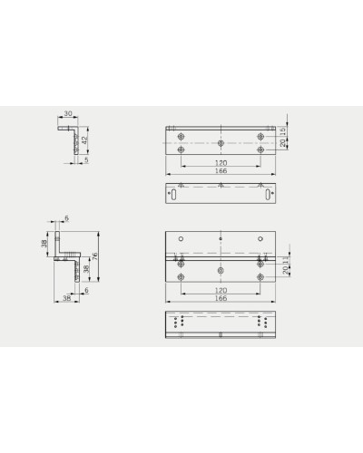 L+Z кронштейн для EMC 1200 ALH. L+Z кронштейн для EMC 1200 ALH. dormakaba в Миассе