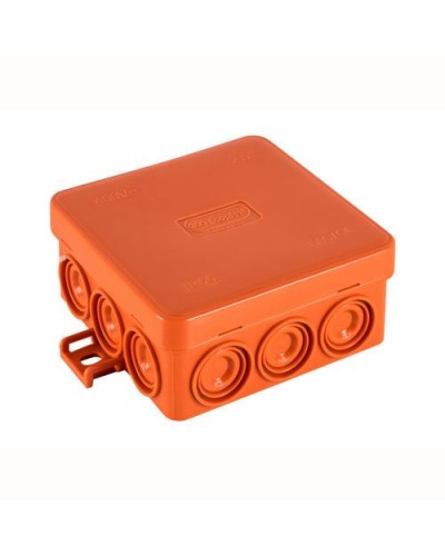 Коробка JBL085 85х85х38, 12 вых., 8P (0,15...2,5мм²) 43355HF: Коробка монтажная, огнестойкая, без галогена в Миассе