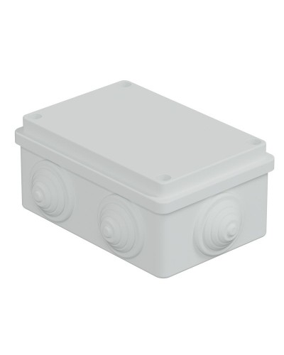 Коробка JBS120 120х80х50, 6 вых., IP55, белая (44008W-1). Коробка монтажная. Экопласт в Миассе