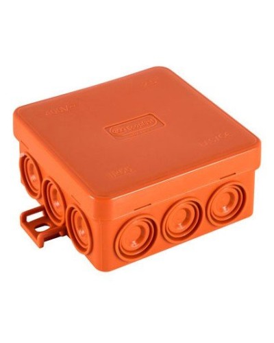 Коробка JBL085 85х85х38, 12 вых., 4P (0,15...6мм²) (43755HF): Коробка монтажная, огнестойкая, без галогена в Миассе