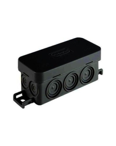 Коробка JBL090 90х42х40, 10 вых., IP55, черная (44055BL-1). Коробка монтажная. Экопласт в Миассе
