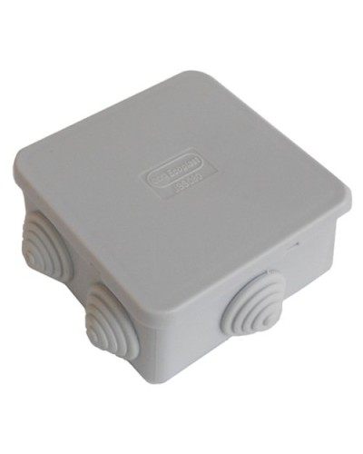 Коробка JBS080 85х85х50, 6 вых., IP44, серая (44066). Коробка монтажная. Экопласт в Миассе