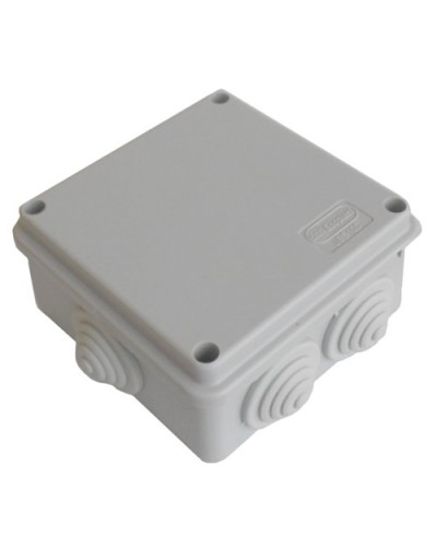 Коробка JBS100 100х100х55, 6 вых., 6P (0,15...2,5мм²) серая (43017HF-GR). Коробка монтажная, огнестойкая, без галогена. Экопласт в Миассе