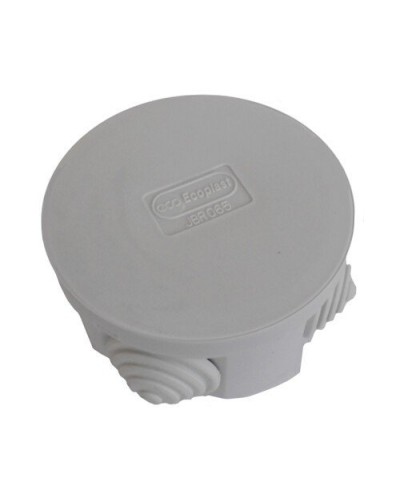 Коробка 3001 D70x36, 4 вых, IP55, серая (44001HF). Коробка монтажная. Экопласт в Миассе