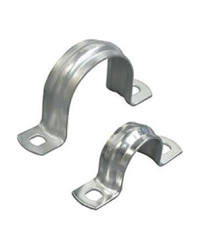 Скоба двухлапковая D50 с двумя отверстиями (50шт) (43650-50): Скоба оцинкованная в Миассе
