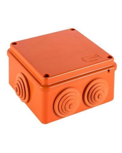 Коробка JBS100 100х100х55, 6 вых., 9P (0,15…4мм²) (43457HF): Коробка монтажная, огнестойкая, без галогена в Миассе