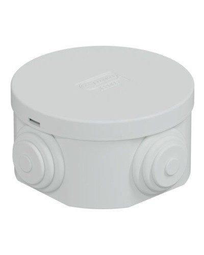 Коробка JBR065 D=65х35, 4 вых., IP44, белая (44004W-1). Коробка монтажная. Экопласт в Миассе