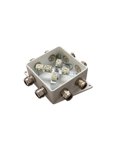 КМ-О (10к)-IP66-120х120, семь вводов: Коробка монтажная огнестойкая в Миассе