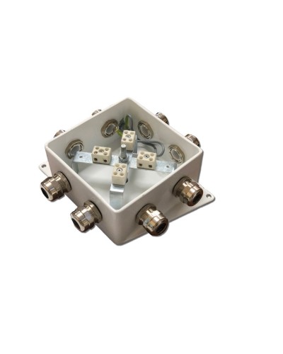 КМ-О (8к)-IP66-120х120, пять вводов: Коробка монтажная огнестойкая в Миассе