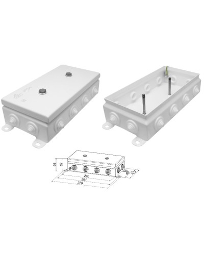 КМ IP55-1224. Коробка монтажная электротехническая. Гефест в Миассе