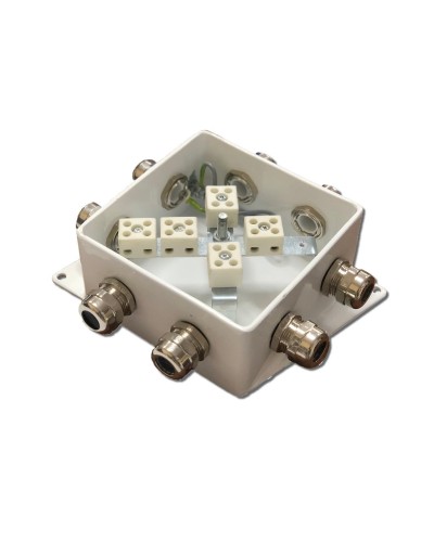 КМ-О (10к*6,0)-IP66-120х120, четыре ввода. Коробка монтажная огнестойкая. Гефест в Миассе