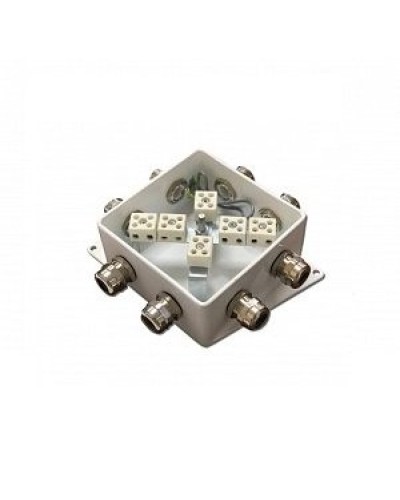 КМ-О (12к*10,0)-IP66-120х120, пять вводов: Коробка монтажная огнестойкая в Миассе