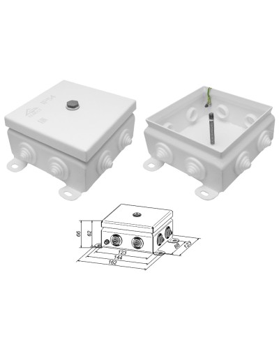 КМ IP55-1212. Коробка монтажная электротехническая. Гефест в Миассе