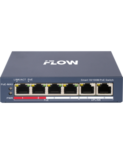 F-SW-EM206POE-VM. Коммутатор с POE. i-FLOW в Миассе