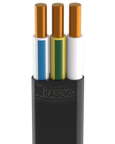 ВВГ-Пнг(А)-LS 3х1,5 ОК (N PE) 0,66кВ Кабэкс (ТХМ00375256). Кабель силовой огнестойкий, не распространяющий горение, с низким дымо- и газовыделением. Кабэкс в Миассе